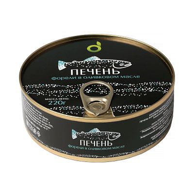 Печень форели Ecofood в оливковом масле 220 г