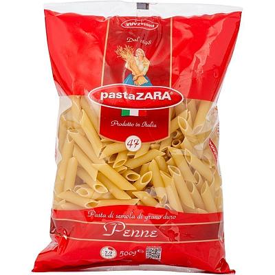  Макаронные изделия Pasta Zara перья гладкие №047 500 г в интернет-магазине свежих фермерских продуктов Apeti.ru