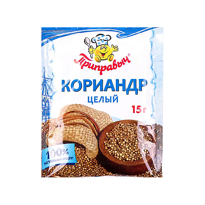  Кориандр в зернах Приправыч 15 г в интернет-магазине свежих фермерских продуктов Apeti.ru