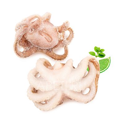 Осьминог молодой очищенный замороженный 20/40 1 кг