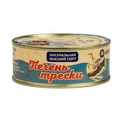  Печень трески Мурманский рыбокомбинат натуральная 230 г в интернет-магазине свежих фермерских продуктов Apeti.ru