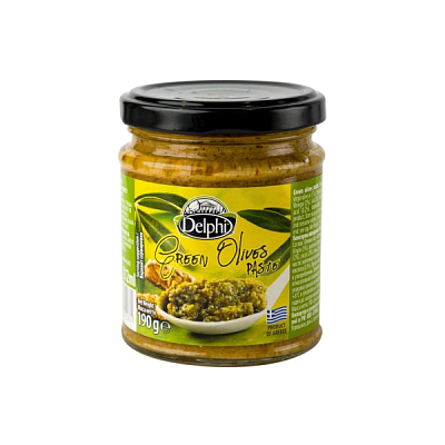  Паста из зеленых оливок Delphi 190 г в интернет-магазине свежих фермерских продуктов Apeti.ru