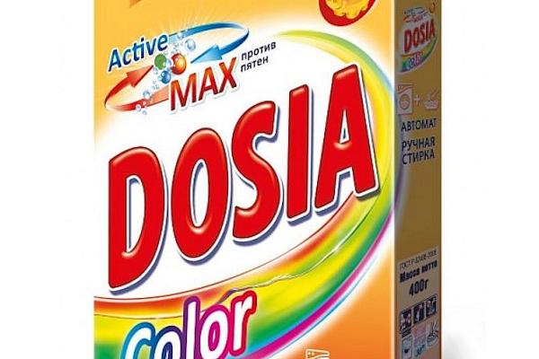  Стиральный порошок Dosia универсальный Active max Color 400 г в интернет-магазине продуктов с Преображенского рынка Apeti.ru