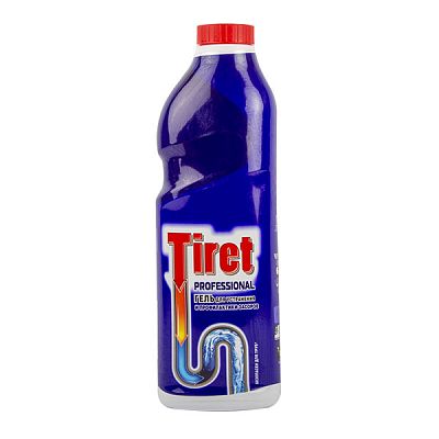Гель Tiret Professional для устранения и профилактики засоров 1 л