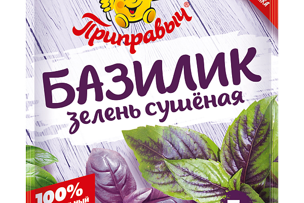  Базилик Приправыч зелень сушеная  7 гр в интернет-магазине продуктов с Преображенского рынка Apeti.ru
