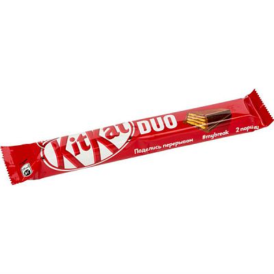 Батончик Kit Kat Duo с хрустящей вафлей 2 шт*29 г