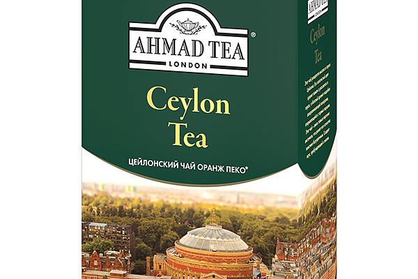  Чай черный Ahmad Tea Ceylon оранж пеко 100 г в интернет-магазине продуктов с Преображенского рынка Apeti.ru