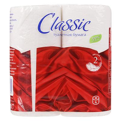  Туалетная бумага Мягкий знак classic двухслойная 4 шт в интернет-магазине свежих фермерских продуктов Apeti.ru