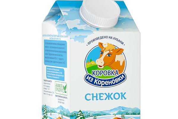  Снежок Коровка из Кореновки 2,3% 450 г в интернет-магазине продуктов с Преображенского рынка Apeti.ru