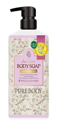 Гель для душа Mitsuei Pure Boby Love Line Jasmin увлажняющий с аргановым маслом 500 мл