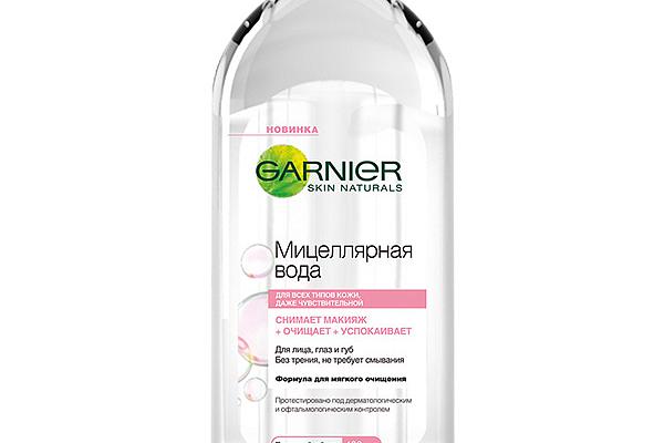  Мицеллярная вода Garnier для всех типов кожи 400 г в интернет-магазине продуктов с Преображенского рынка Apeti.ru