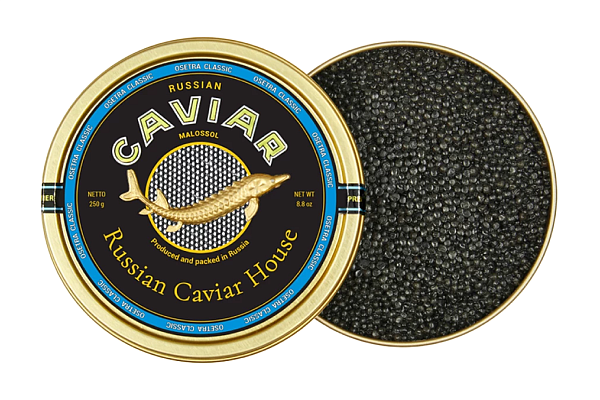  Черная икра зернистая сибирского осетра Caviar  Классик 250 г ж/б в интернет-магазине продуктов с Преображенского рынка Apeti.ru