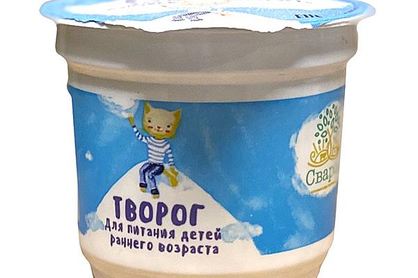  Творог Сварог для детей раннего возраста 10% 100 г в интернет-магазине продуктов с Преображенского рынка Apeti.ru