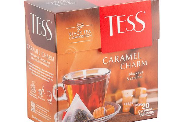  Чай черный Tess Caramel Charm 20 пирамидок в интернет-магазине продуктов с Преображенского рынка Apeti.ru