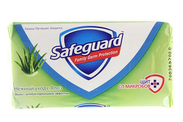  Мыло Safeguard нежный уход с алоэ 90 г в интернет-магазине продуктов с Преображенского рынка Apeti.ru