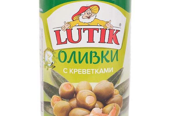  Оливки LUTIK с креветкой 280 г в интернет-магазине продуктов с Преображенского рынка Apeti.ru