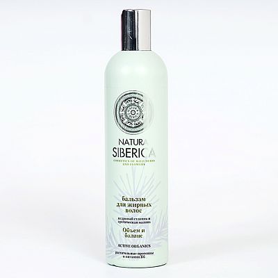 Бальзам Natura Siberica объем и баланс для жирных волос 400 мл