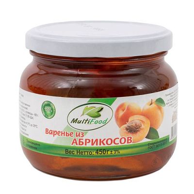 Варенье MultiFood из абрикосов 450 г