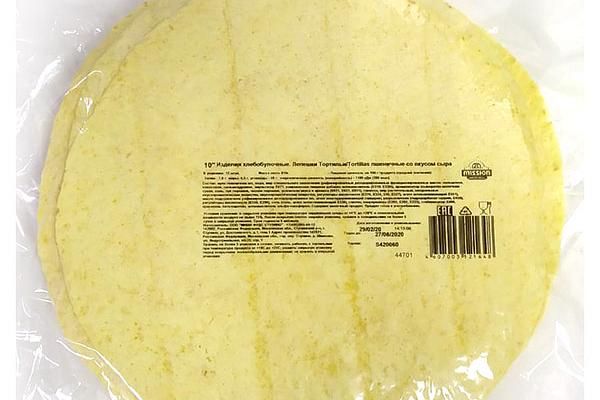  Лепешки Mission Tortillas пшеничные со вкусом сыра 12 шт 810 г в интернет-магазине продуктов с Преображенского рынка Apeti.ru