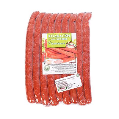 Колбаски полукопченые ЭкоПрод домашние в вакууме