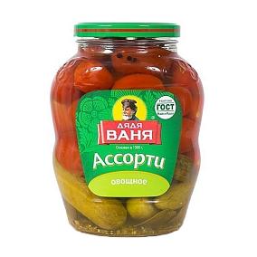  Ассорти овощное Дядя Ваня огурцы и помидоры 680 г в интернет-магазине свежих фермерских продуктов Apeti.ru