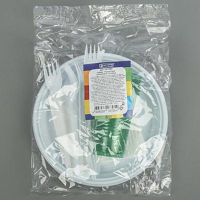 Набор одноразовой посуды Пикничок на 6 персон 1 шт в Apeti.ru Набор одноразовой посуды Пикничок на 6 персон 1 шт в интернет-магазине свежих фермерских продуктов Apeti.ru