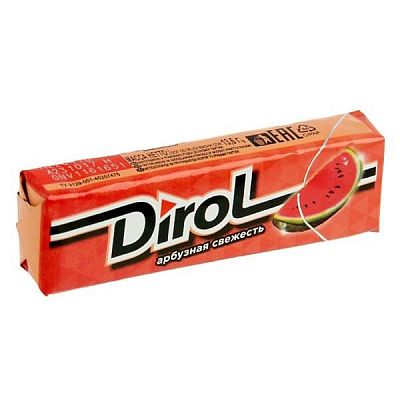Жевательная резинка Dirol арбузная свежесть 13,6 г