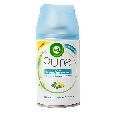 Освежитель воздуха Air Wick Pure сменный баллон цветущий лимон 250 мл