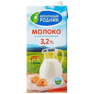  Молоко Молочный Родник 3,2% 0,97 л в интернет-магазине свежих фермерских продуктов Apeti.ru