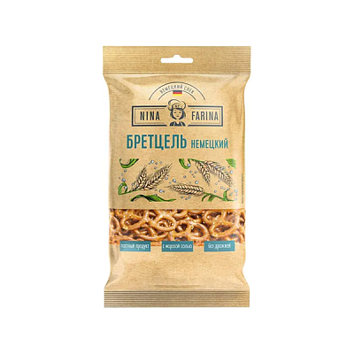  Крендельки Бретцель немецкий  Nina Farina  90 г в интернет-магазине свежих фермерских продуктов Apeti.ru