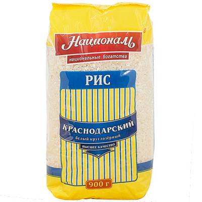  Рис Националь краснодарский белый клуглозерный 900 г в интернет-магазине свежих фермерских продуктов Apeti.ru
