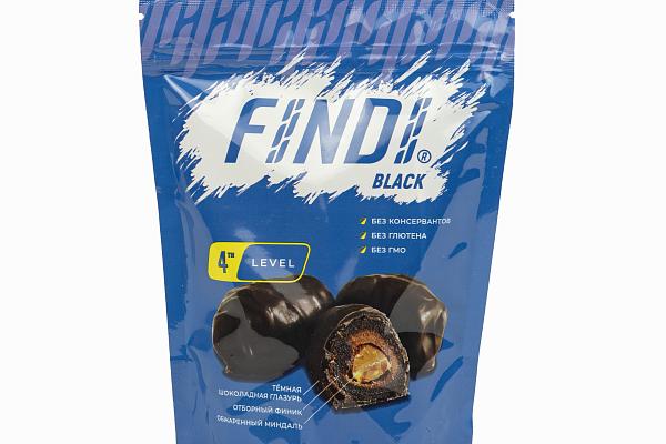  Финики с миндалем в тёмной шоколадной глазури FINDI BLACK 150гр  в интернет-магазине продуктов с Преображенского рынка Apeti.ru
