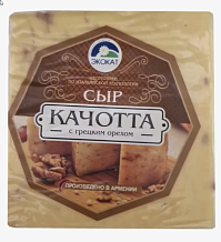 Сыр Экокат Качотта с грецким орехом 300 г