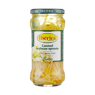 Ростки Iberica соевых бобов 370 мл