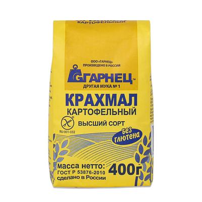  Крахмал картофельный Гарнец высший сорт 400 г в интернет-магазине свежих фермерских продуктов Apeti.ru