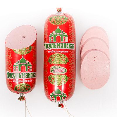 Колбаса вареная ЭкоПрод мусульманская 