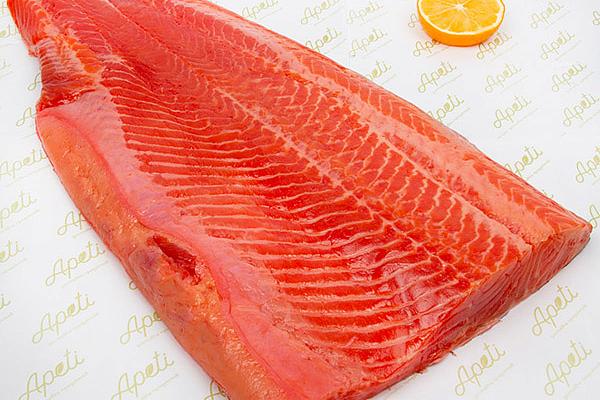 Семга слабосоленая филе в интернет-магазине продуктов с Преображенского рынка Apeti.ru