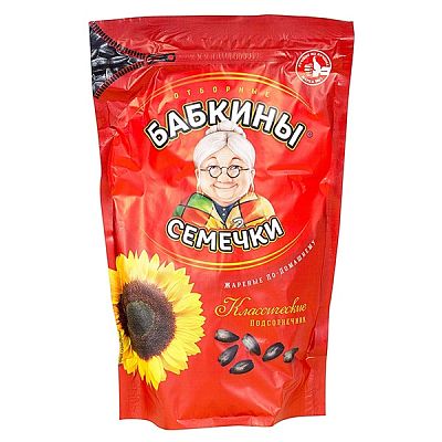 Семечки подсолнечника Бабкины семечки жаренные 300 г