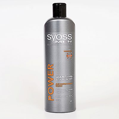 Шампунь для нормальных волос на каждый день men Power&Strength Syoss, 500 мл