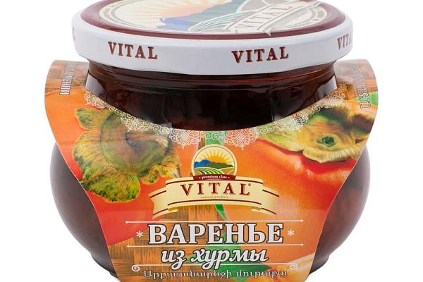  Варенье Vital из хурмы 430 г в интернет-магазине продуктов с Преображенского рынка Apeti.ru