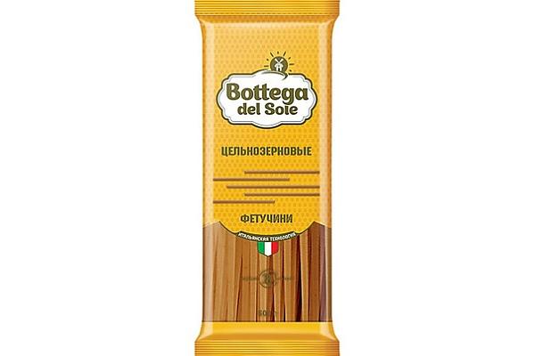  Макаронные изделия Bottega del Sole цельнозерновые Фетучини 500 г в интернет-магазине продуктов с Преображенского рынка Apeti.ru