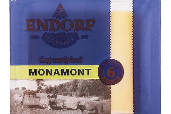  Сыр Монамонт твердый Эндорф 50% 200 г в интернет-магазине продуктов с Преображенского рынка Apeti.ru