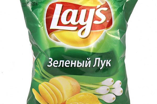  Чипсы Lays зеленый лук 70 г в интернет-магазине продуктов с Преображенского рынка Apeti.ru