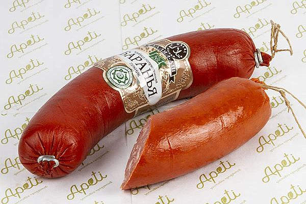  Колбаса полукопченая Халял Аш баранья 1 кг в интернет-магазине продуктов с Преображенского рынка Apeti.ru