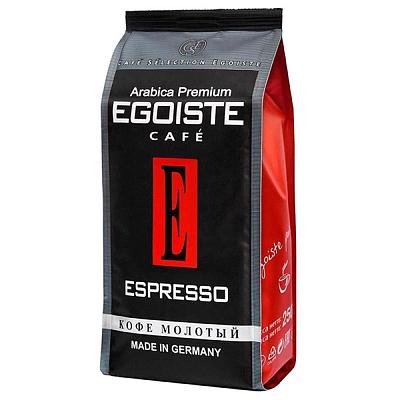  Кофе Egoiste Espresso натуральный молотый 250 г в интернет-магазине свежих фермерских продуктов Apeti.ru