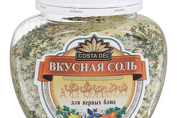  Приправа COSTA DEL для первых блюд Вкусная соль 400 г в интернет-магазине продуктов с Преображенского рынка Apeti.ru