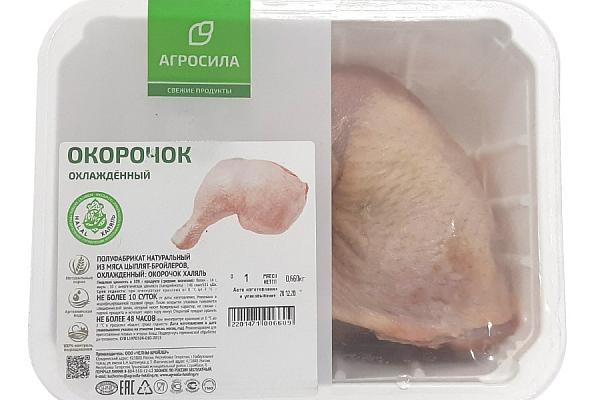  Окорочок цыпленка бройлера Агросила охлажденный в интернет-магазине продуктов с Преображенского рынка Apeti.ru