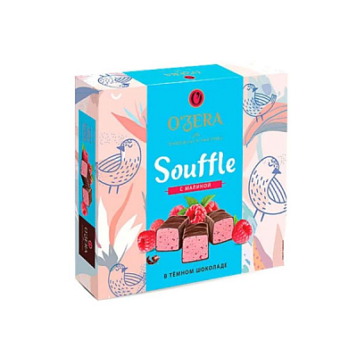  Конфеты O'Zera "Frulli" суфле в темном шоколаде малина 360 г в интернет-магазине свежих фермерских продуктов Apeti.ru