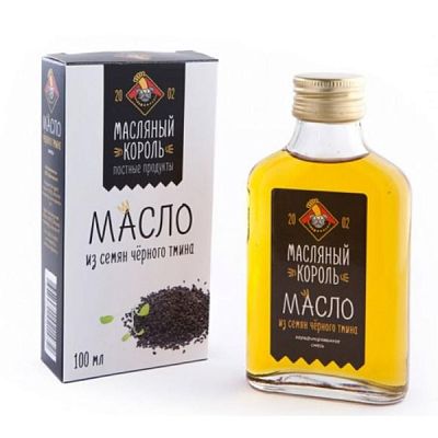 Масло из семян черного тмина Масляный король 100 мл