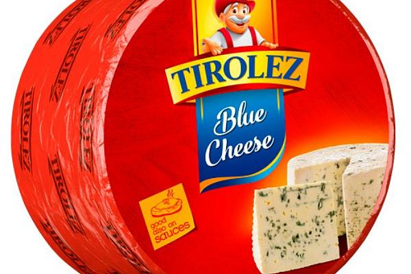  Сыр Tirolez "Блю чиз" с голубой плесенью 56% 100 г в интернет-магазине продуктов с Преображенского рынка Apeti.ru